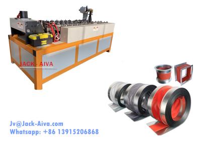 China Flexible Duct Connector Making Machine, with Notching device for sale