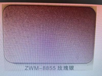 China Chemical Polishing Rose Silver 1220*2440mm Solid Aluminium Sheet en venta