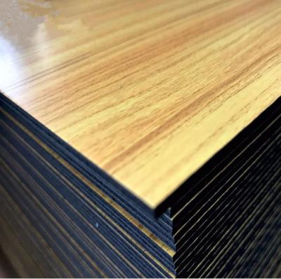 China Recyclable Polyethylene Core 5mm Wooden Aluminum Composite Panel for sale