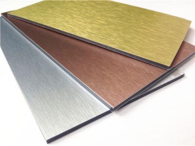 China 5mm ,3003 alloy,Brushed Aluminum Composite Panel for sale