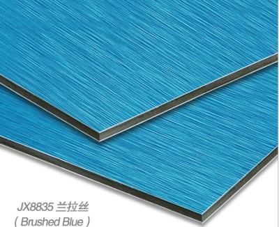 China Brushed ACM Aluminium Composite Panel 1250mm*3050mm Fireproofing for sale