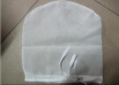 China 200 Mesh Nylon Dust Filter Mesh , Food Grade Small Drawstring Bag for sale