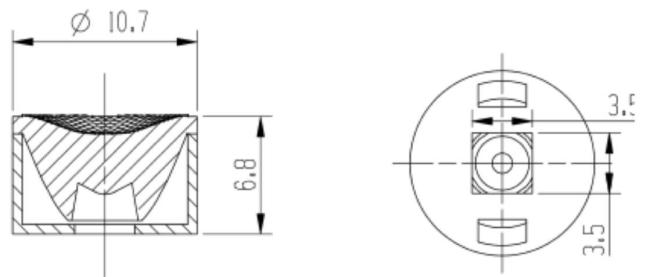 lens size drawing