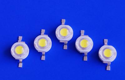 China White Color 1w High Power LED , 140LM led 1w high power Bridgelux Chip for sale