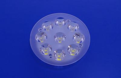 China 9W Bridgelux PMMA Led Lens , Optical Led Tunnel Lamp Lens For Decorative lighting for sale