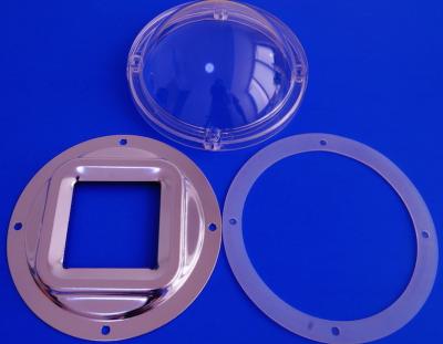 China bahía de la PC 100w del diámetro del 120Mm la alta llevó la lente ligera con la junta del reflector/del silicio en venta