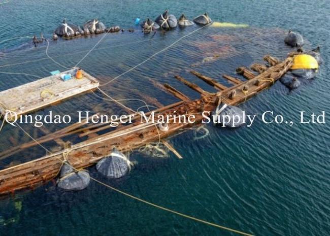 High Buoyancy Air Filled Marine Rubber Airbag For Ship Salvage Service