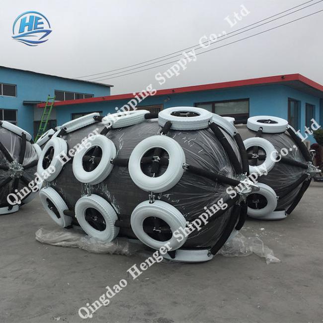 Commercial Boat Fenders Customized Size Natural Rubber Material 2 Year Warranty 2