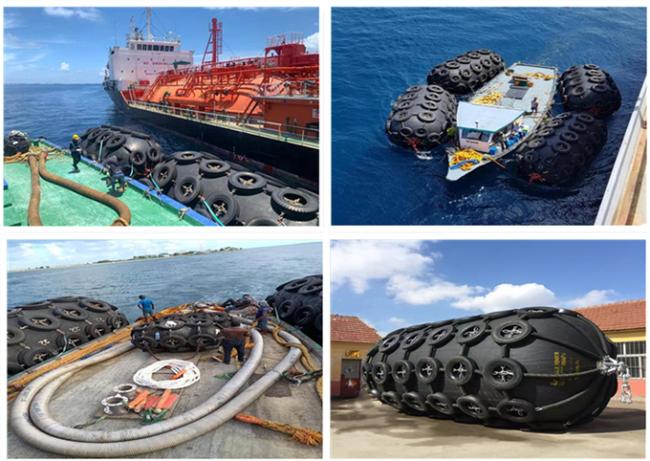 Yokohama Type Inflatable Marine Rubber Fenders 50Kpa 80Kpa 0