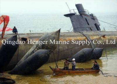 China Marirne Rubber Rescue Boat Recovery Airbags Fairing Line Shape For Wreck Ship for sale