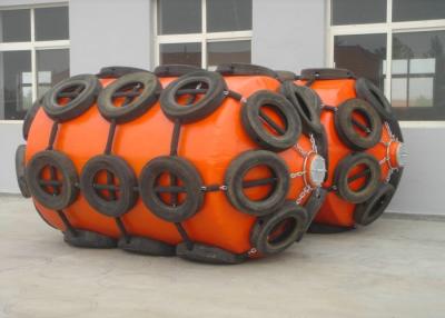 China Unsinkable Aircraft Tire Nets Foam Filled Fender Dia 0.5m for sale