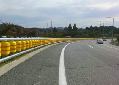 China Anti - Crash Bright Color Safety Roller Barrier With Crash Cushion Design for sale