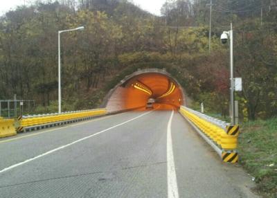 PU Foam / EVA Traffic Safety Roller Barrier Road Spinning Barrel Customized Size