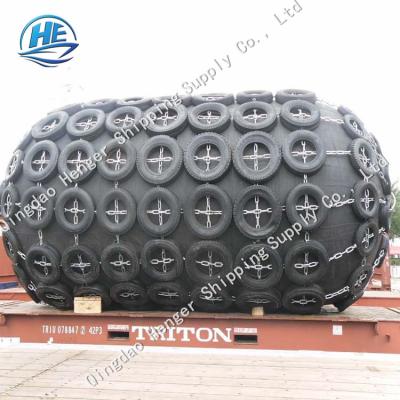 China Anti Explosion Inflatable Marine Rubber Fender For Boat Mooring Jetty for sale