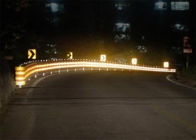 Chine Système en plastique jaune 100kn/H de barrière de route de rambarde de rouleau de sécurité routière à vendre