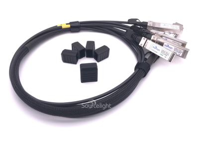 China Fiber Channel SFP Modules 40GBASE-CR4 QSFP To 4 10GBASE-CU for sale