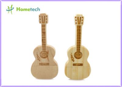China Guitar Usb Drive Maple Wooden USB Flash Drive 8GB 16G 32G Memory Stick for sale