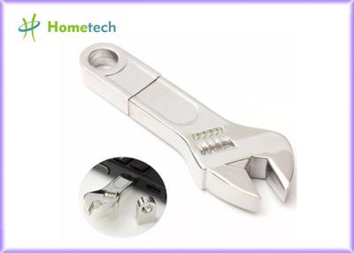 China Memoria USB portátil de la llave inglesa de la herramienta del metal de la llave mini para promocional en venta