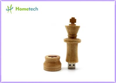China Thumb International Chess Wooden USB Flash Drive 2.0 Memory For PC / Notebook for sale