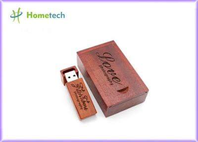 China Los Memory Stick de madera del grabado USB modificaron el logotipo para requisitos particulares 128MB - capacidad 64GB en venta