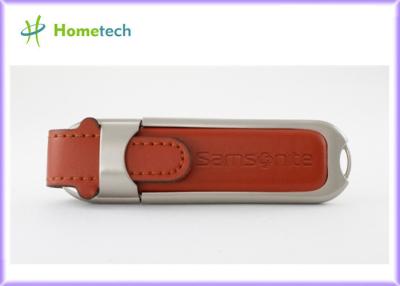China Promotion Gift Leather USB Flash Disk for sale