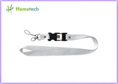 China White Customize Lanyard USB Flash Drives High Capacity File Transfer for sale