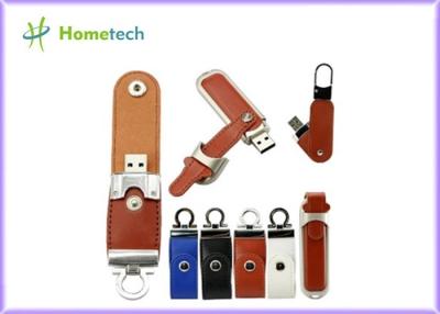 China Pendrive 64GB 128GB Leather USB Flash Disk 32GB High Speed Flash Memory Stick for sale