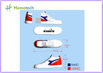 China White sneaker custom usb 2.0 flash drive 2gb 4gb 8gb 16gb 32gb 64gb custom logo micro usb memory stick for sale