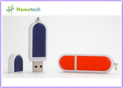 中国 等級 A の破片との青/オレンジ プラスチック USB のフラッシュ ドライブ 2.0 USB の記憶 販売のため