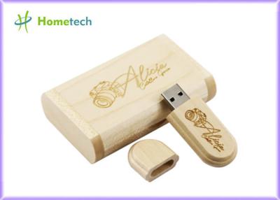 China Memoria USB promocional de madera pega 8gb para el regalo de boda en venta