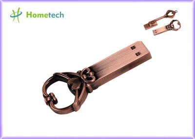 Chine La clé de noeud d'amour en métal forment l'éclair-clé principale instantanée d'usb de forme en métal de 16GB USB 2,0 de lecteur instantané principal d'usb à vendre