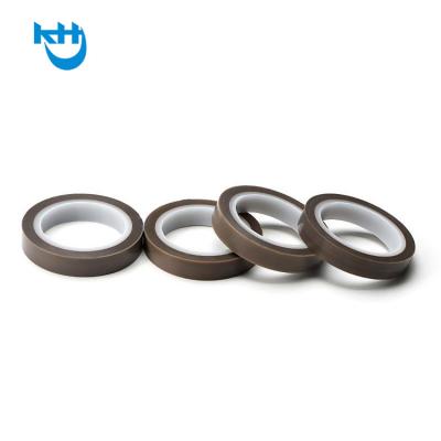 China Brown PTFE Heat Resistant Adhesive Tape 500mm Width High Viscosity for sale