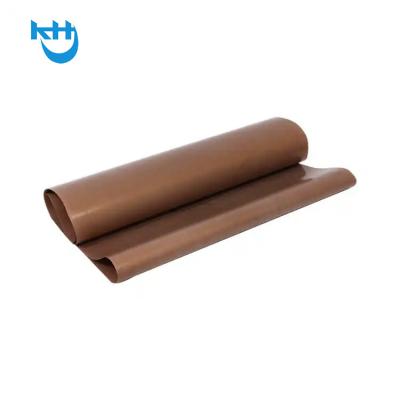 China Brown Fusing Machine PTFE Seamless Belt Non Stick High Durability for sale