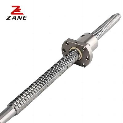 China SCR1610 Custom Length Ball Screw Grinding Milled Thread Ball Screw With Nut for sale