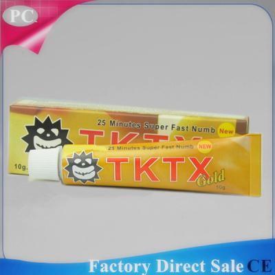 China 10g Gold TKTX38% Anaesthetic Numb Pain Stop Cream Pain Relief Cream For Micro Needle Factory Supply for sale