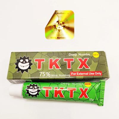 China New Tktx Green 75% Pain Killer Tattoo Anaesthetic Cream For Pain Relief Microblading Permanent Makeup for sale