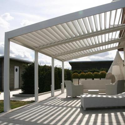 China Thickness 3.0mm Wall Louvers Aluminum Pergola for sale