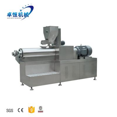 China 35kw Multi-function Breakfast Cereal Corn Flakes Puff Snack Food Production Line Extruder for sale