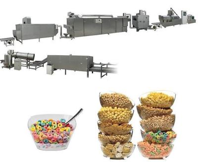 China Multifunctional Extruder Corn Maize Flakes Breakfast Cereals Machine Production Line for sale