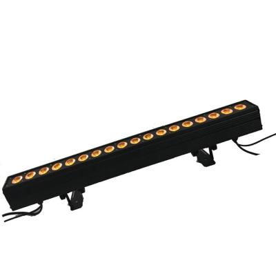 China 18*15W RGBWA 5IN1 Led Color Changing Lights , Multi Color Wall Wash Light Bar for sale