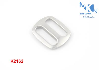 China High Standard Webbing Buckles Metal , Square 18mm Bag Slider Strap Adjuster for sale