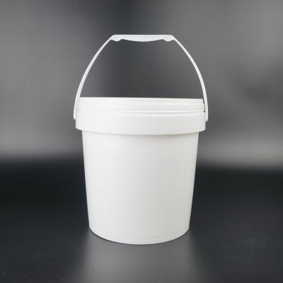 China 5L Circular Plastic Bucket with 0.8-1.5mm Thickness Color As Required for sale