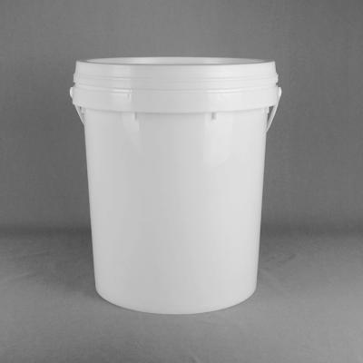 China Empty Clear 5 Gallon Plastic Buckets Leak Proof  With Custom Logo for sale