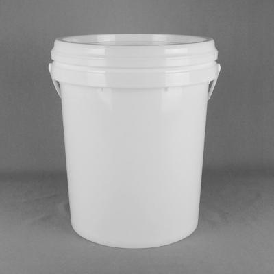 China Screen Printing 19L 5 Gallon Plastic Buckets For Latex Paint for sale