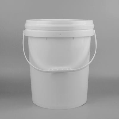 China Polipropileno libre de BPA caja fuerte blanca de la comida de 5 cubos del galón para la pintura en venta