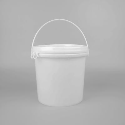 China Lid Handle Round Plastic Bucket Thermal Transfer Printing 3L For Toys for sale