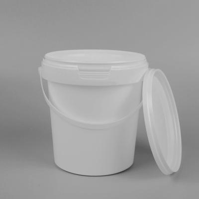 China 0.8L 27oz Plastic Food Bucket Transparent Plastic Bucket With Lid for sale