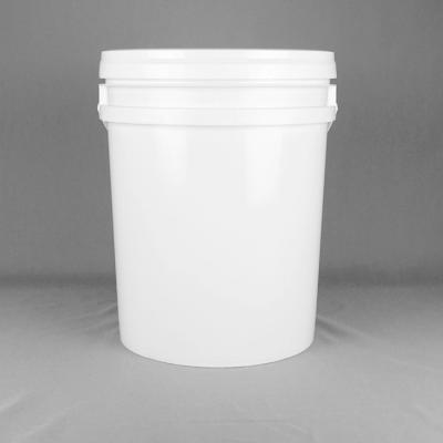China Food Grade 5 Gallon 7 Gallon Plastic Buckets 20L 25L With Handle for sale