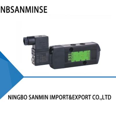 中国 SANMINの単一のコイルの電磁弁0.2-1.0Mpa NBR+PUR 60°C IP65の防水空気の電磁弁 販売のため