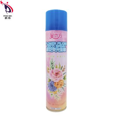 China 350ml Tinplate Fresh Flower Paint Spray Paint Nontoxic Practical for sale